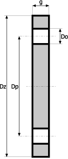 Kołnierz zaślepiający PN6 DIN2527